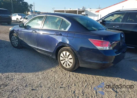 2009 Honda Accord 2.4 Lx из США, поврежденный, VIN 1HGCP26359A163399